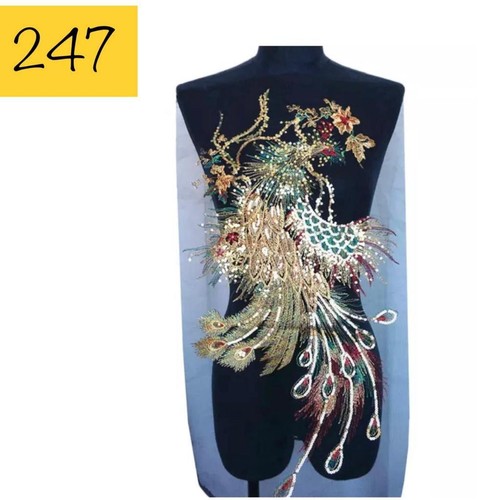 High sequin motifs - high, applique