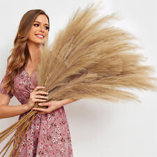 45cm/110cm Tall Faux Pampas Grass Artificial Flowers Large Floor Vase Boho Decor