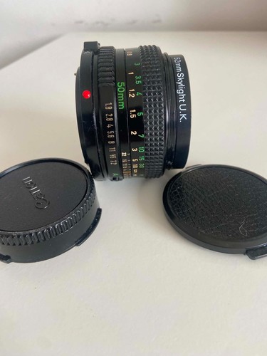 Canon 50mm lens - lens, front