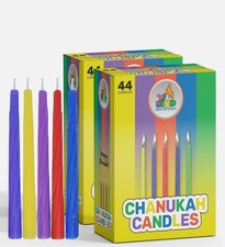 Multicoloured Candles Chanukah