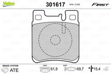 301617 BRAKE PAD SET, DISC BRAKE FITS CHRYSLER CROSSFIRE SRT-6