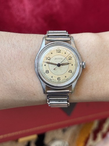 Vintage helvetia watch 1940s - helvetia,