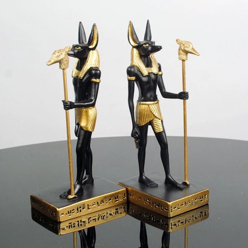 Anubis statue resin jackal - anubis,