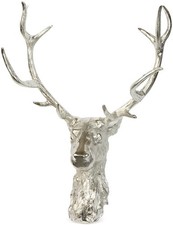 Culinary Concepts Wall Mounted Stag Head H60 x W48 x D25cm - Silver A