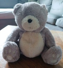 Next Brown Beige Cream Teddy Bear Soft Plush  Toy Baby Beanie 2004 Small E35A