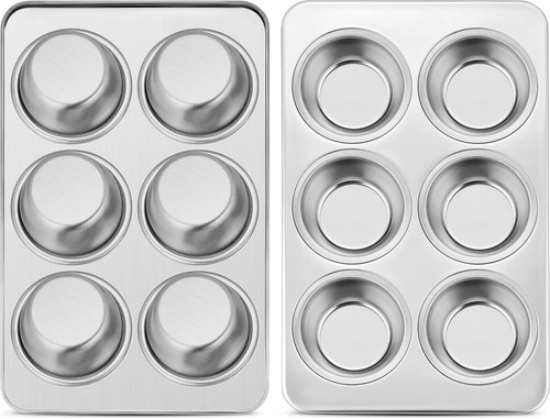 Muffin tin cup stainless - tin,,