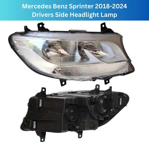 Front drivers side - drivers, headlight