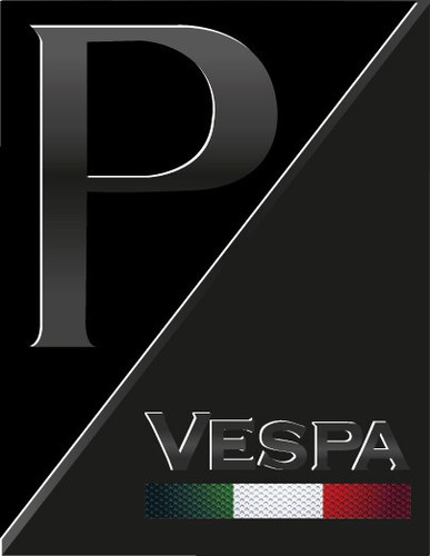 Vespa emblem cascade sticker