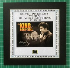 ELVIS PRESLEY PERSONALLY OWNED & WORN SMALL BLACK CLOTHING PIECE & FREE GIFTS