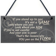 Funny toilet sign - toilet, up