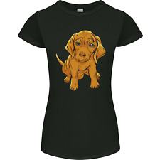 Hungarian Magyar Magyar Vizsla Puppy Dog Womens Petite Cut T-Shirt