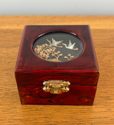 Vintage oriental lacquered - vintage,