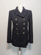Zara dark navy tailored double - zara,