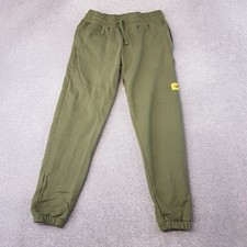 Fresh Ego Kid Mens Tracksuit Bottoms Medium Green Fleece Joggers Pant Streetwear
