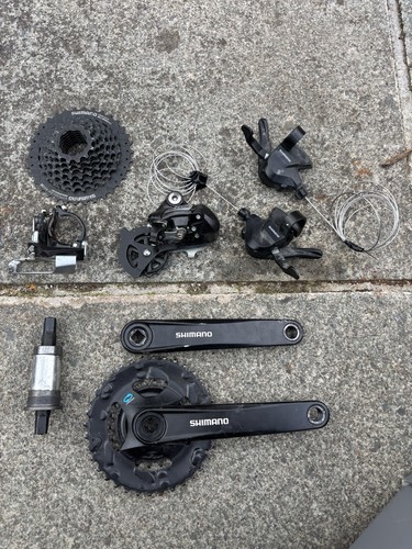 Shimano groupset removed - shimano,