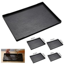 1 Pcs Black Serving Trays