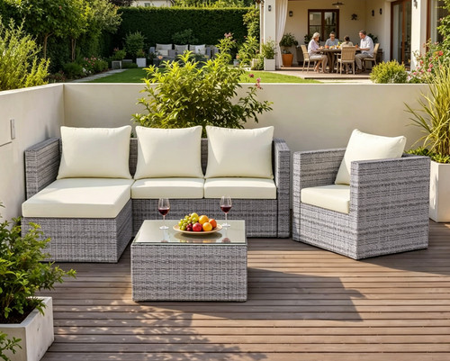 Grey pcs rattan - 4,