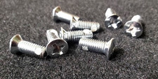 8x Chrome Bolts From Seat BMW