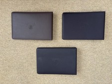 Three Coutts & Co / Coutts Bank leather statement ring binders