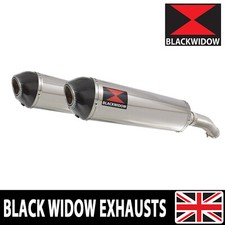 YAMAHA FJR1300 2001-2005 Exhaust Silencers 400mm Oval End Can 400ST