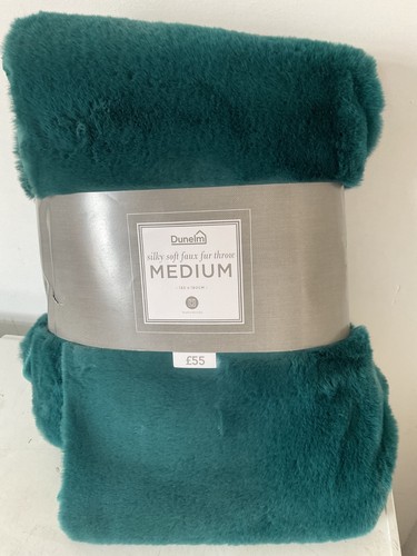Dunelm silky soft faux - silky,