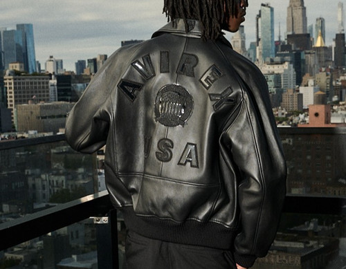 Mens new avirex - bomber, jacket