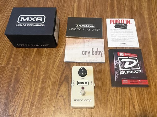 Mxr micro amp guitar - mxr, booster