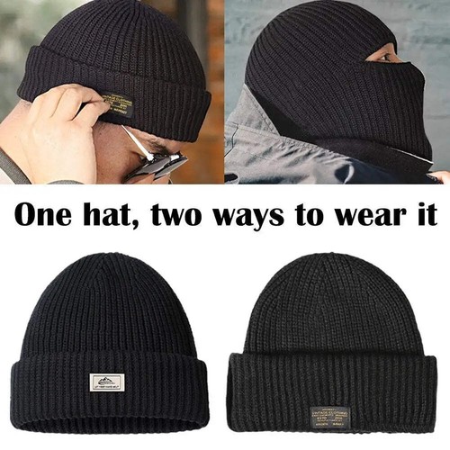2in1 mask beanies men - 2in1, winter