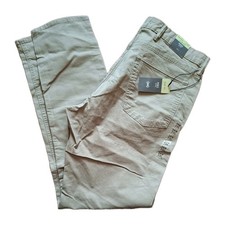 NEW M&S MEN'S STONE COTTON RICH SLIM FIT CHINOS SIZE UK 38 LONG (38" / 33")