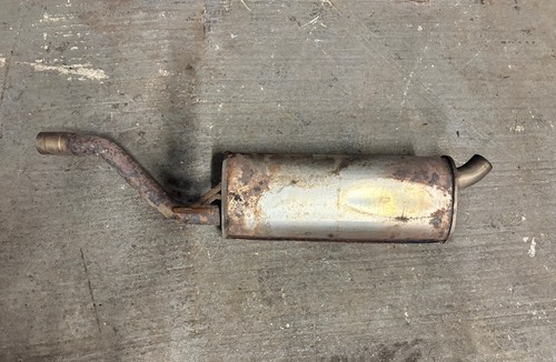 Rear exhaust silencer - silencer, back