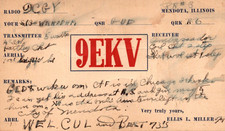 Antique UDB Postcard Ham Radio