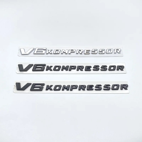 Car letters kompressor - letters, v6