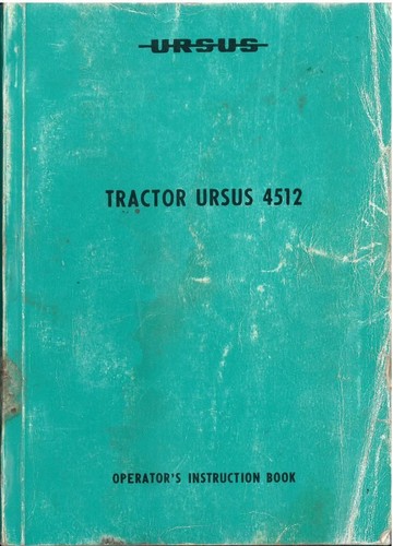 Ursus tractor 4512 operators - tractor,
