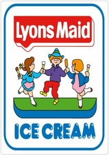 Retro LYONS MAID METAL SIGN / PLAQUE GARAGE SIGN WORKSHOP BAR