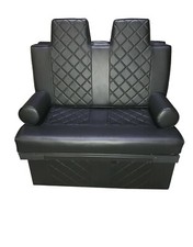 Rock and roll bed upholstered