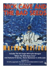 NICK CAVE AUTOGRAPHED SIGNED