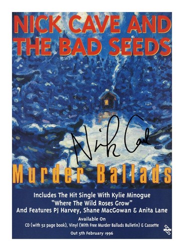 Nick cave autographed - cave, signed