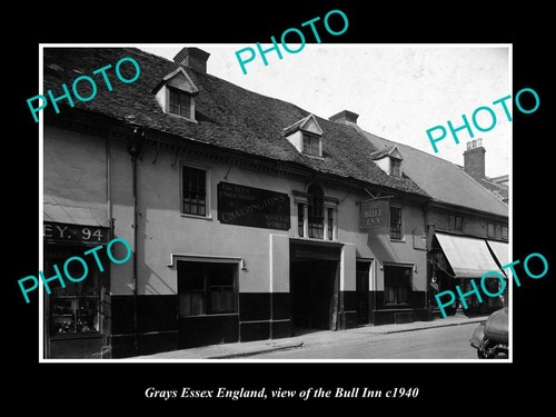Old postcard size photo grays - postcard,