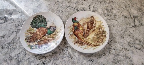 Pair poole pottery - pottery, gamebird