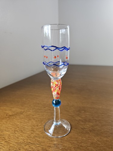 Hand blown cordial glass - cordial, 2