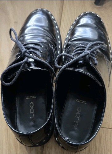Aldo brogue black patent - aldo,