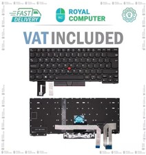 NEW OEM Lenovo UK Keyboard L480 L490 T480s T490 P43s E480 T495 01YP548 BACKLIT