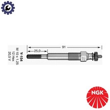 4x GLOW PLUG 4520 FOR FORD