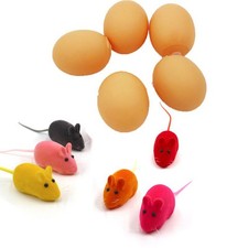 12 Pcs Pet Toys Plush Mouse