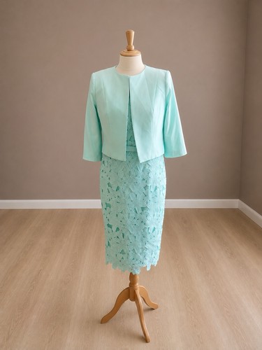 Ronald joyce mint green dress - ronald,