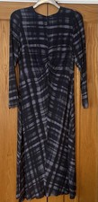 NWT Hush Myrah blue-mix midi