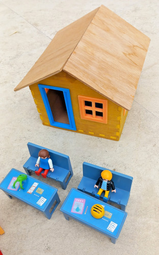 Playmobil school with house - playmobil,