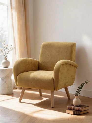 Chenille armchair accent chair - armchair,