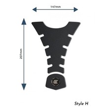 Eazi-Grip PRO Centre Tank Pads (H) Black MZ MUZ 1000S Faired 2004 - 2007