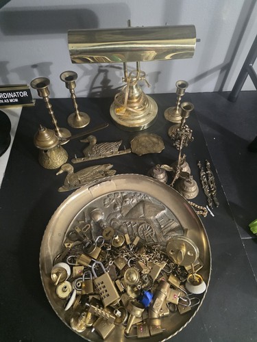 Lot brass mix items and - mix,